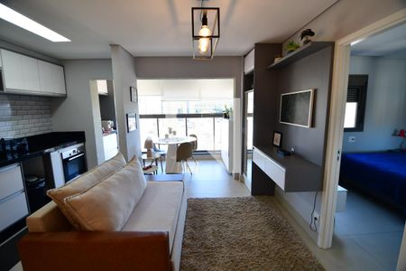Sala de apartamento para alugar com 1 quarto, 40m² em Cambuí, Campinas