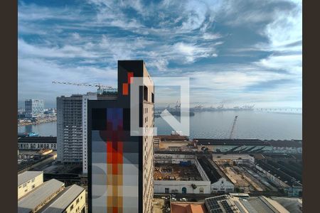 Vista da Sala de apartamento para alugar com 2 quartos, 45m² em Santo Cristo, Rio de Janeiro
