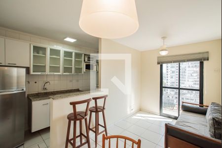Sala/Cozinha de apartamento para alugar com 1 quarto, 35m² em Vila Monte Alegre, São Paulo