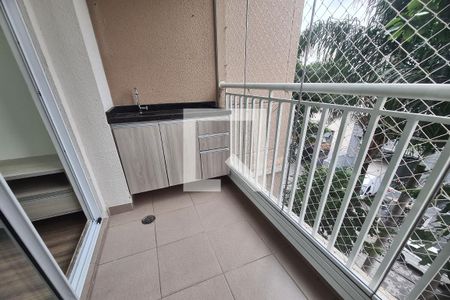 Varanda da Sala de apartamento para alugar com 2 quartos, 50m² em Vila Ema, São Paulo