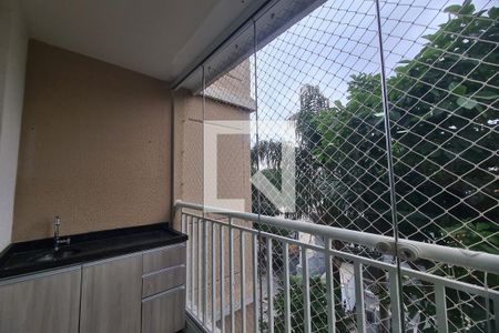 Varanda da Sala de apartamento para alugar com 2 quartos, 50m² em Vila Ema, São Paulo
