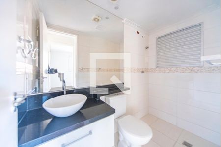 Banheiro  de apartamento à venda com 2 quartos, 49m² em Parque Sao Vicente, Santo André