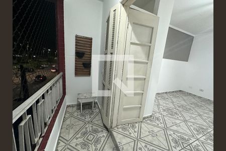 Varanda da Sala de apartamento para alugar com 1 quarto, 50m² em Vila Valenca, São Vicente
