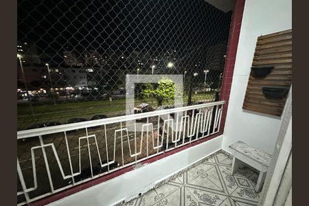 Varanda da Sala de apartamento para alugar com 1 quarto, 50m² em Vila Valenca, São Vicente