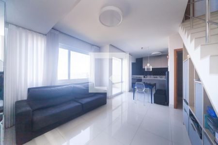 sala de apartamento para alugar com 2 quartos, 74m² em Jardim da Torre, Belo Horizonte