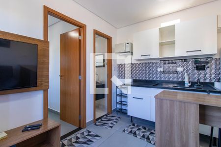 Sala de kitnet/studio para alugar com 1 quarto, 25m² em Lageado, Cotia