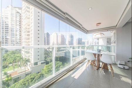 Varanda de apartamento à venda com 1 quarto, 50m² em Vila Gertrudes, São Paulo