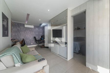 Sala de apartamento à venda com 1 quarto, 50m² em Vila Gertrudes, São Paulo