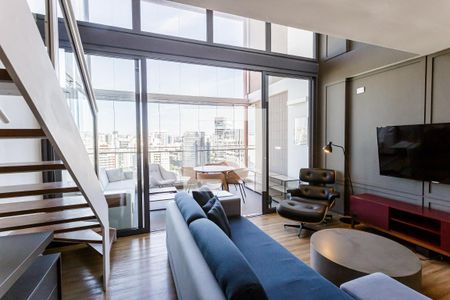 Sala de apartamento para alugar com 1 quarto, 70m² em Itaim Bibi, São Paulo
