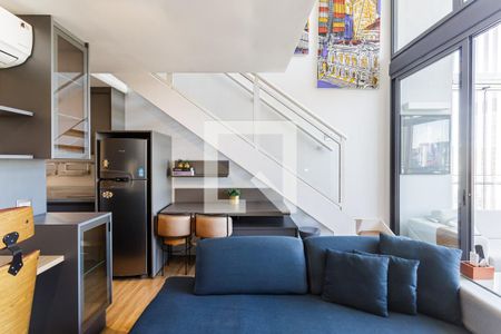 Sala de apartamento para alugar com 1 quarto, 70m² em Itaim Bibi, São Paulo