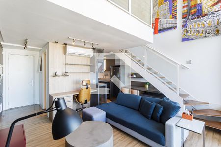 Sala de apartamento para alugar com 1 quarto, 70m² em Itaim Bibi, São Paulo