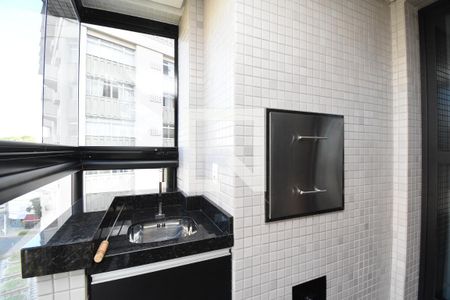 Sacada com Churrasqueira de apartamento para alugar com 1 quarto, 87m² em Batel, Curitiba
