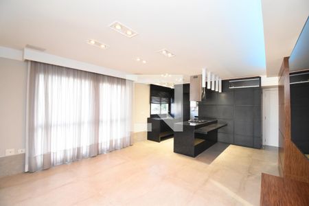 Sala/Cozinha de apartamento para alugar com 1 quarto, 87m² em Batel, Curitiba