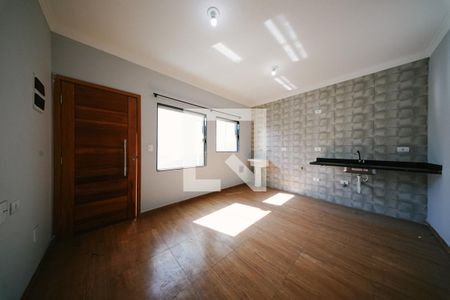 Sala/Cozinha e Área de Serviço de apartamento para alugar com 1 quarto, 35m² em Artur Alvim, São Paulo