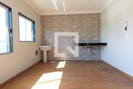 Sala, Cozinha e área de serviço de apartamento para alugar com 1 quarto, 35m² em Parque Artur Alvim, São Paulo