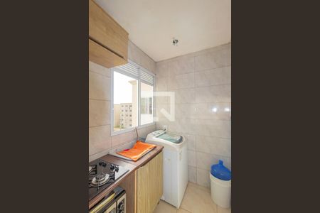 Cozinha e Área de Serviço de apartamento para alugar com 2 quartos, 41m² em Mato Grande, Canoas