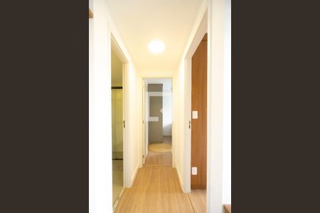 Corredor dos quartos de apartamento para alugar com 2 quartos, 50m² em Tatuapé, São Paulo
