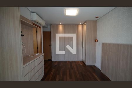 Quarto Suite 1 de apartamento para alugar com 3 quartos, 130m² em Vila Scarpelli, Santo André
