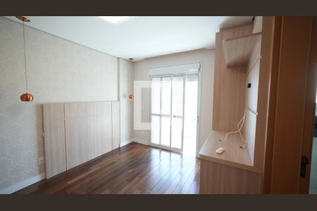 Quarto Suite 1 de apartamento para alugar com 3 quartos, 130m² em Vila Scarpelli, Santo André