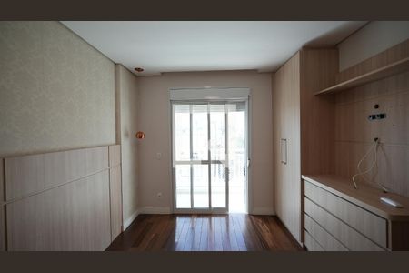 Quarto Suite 1 de apartamento para alugar com 3 quartos, 130m² em Vila Scarpelli, Santo André