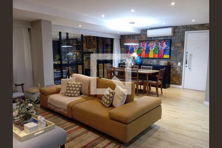 Sala de apartamento para alugar com 3 quartos, 166m² em Barra da Tijuca, Rio de Janeiro