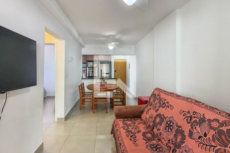 Sala de apartamento para alugar com 2 quartos, 68m² em Boqueirão, Praia Grande
