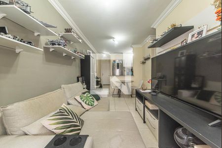 Sala de apartamento para alugar com 1 quarto, 48m² em Brooklin, São Paulo