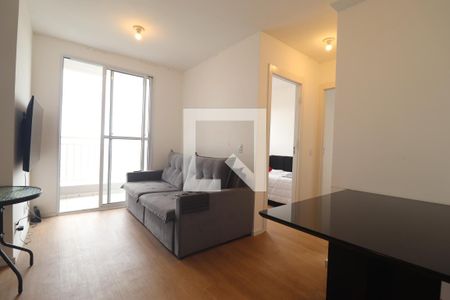 Sala de apartamento para alugar com 2 quartos, 42m² em Jardim, Santo André