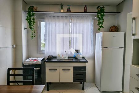 Cozinha  de apartamento para alugar com 2 quartos, 55m² em Solemar, Praia Grande