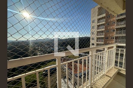 Varanda da Sala de apartamento para alugar com 2 quartos, 66m² em Empresarial 18 do Forte, Barueri