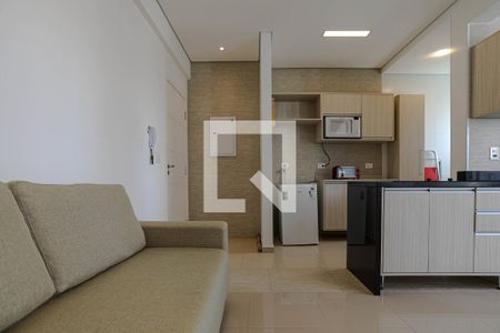 Sala de apartamento para alugar com 1 quarto, 43m² em Vila Mogilar, Mogi das Cruzes