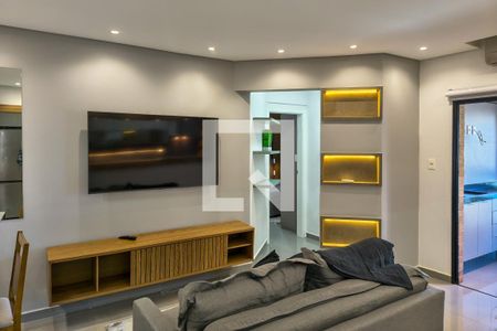 Sala de apartamento para alugar com 1 quarto, 60m² em Guilhermina, Praia Grande