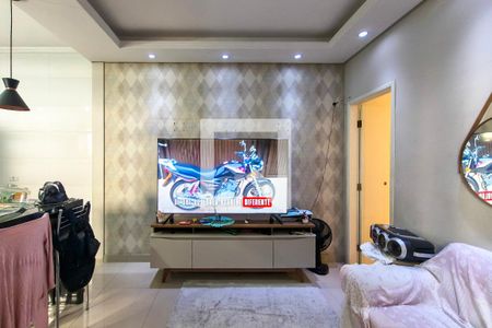 Sala de casa para alugar com 2 quartos, 50m² em Jardim Trevo, Praia Grande