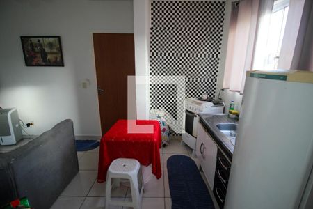 Sala/Cozinha de apartamento para alugar com 1 quarto, 49m² em Jardim Piazza Di Roma, Sorocaba