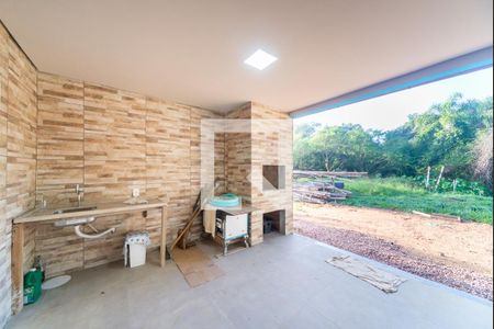 Churrasqueira de casa de condomínio para alugar com 3 quartos, 117m² em Florescente, Viamão