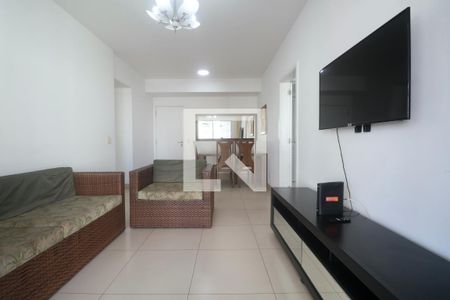Sala de apartamento para alugar com 3 quartos, 118m² em Jardim Asturias, Guarujá
