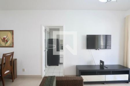Sala de apartamento para alugar com 3 quartos, 118m² em Jardim Asturias, Guarujá