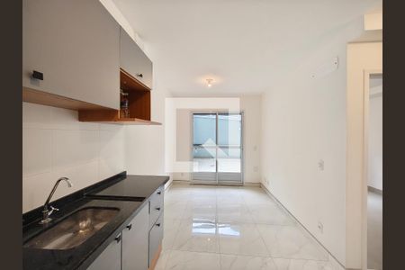 Sala/ Cozinha de apartamento para alugar com 1 quarto, 60m² em Vila Gustavo, São Paulo