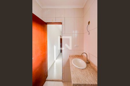 Banheiro da Suíte de casa de condomínio à venda com 3 quartos, 93m² em Jardim Ubirajara, São Paulo