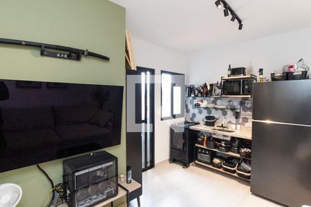 Sala e Cozinha de apartamento à venda com 2 quartos, 36m² em Vila Gustavo, São Paulo