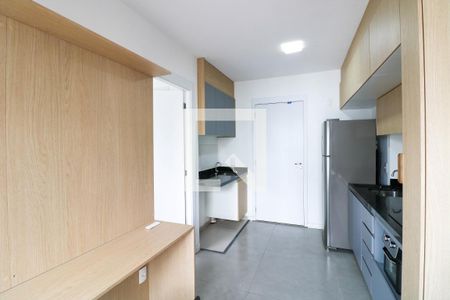 Sala / Cozinha de kitnet/studio para alugar com 1 quarto, 27m² em Campo Belo, São Paulo