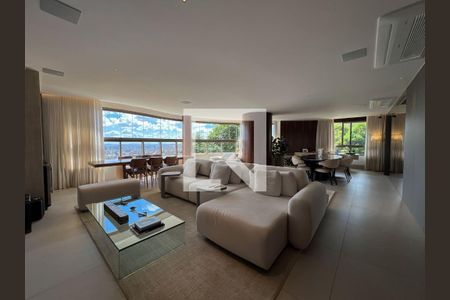 Sala  de apartamento à venda com 4 quartos, 250m² em Santa Lúcia, Belo Horizonte