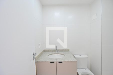Banheiro Social de kitnet/studio para alugar com 1 quarto, 26m² em Vila Clementino, São Paulo