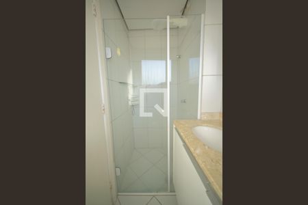 Banheiro da Suíte  de casa de condomínio à venda com 3 quartos, 117m² em Demarchi, São Bernardo do Campo