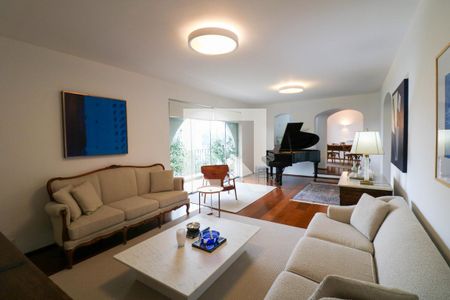 Sala de apartamento à venda com 4 quartos, 200m² em Santo Amaro, São Paulo