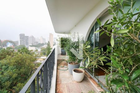 Varanda de apartamento à venda com 4 quartos, 200m² em Santo Amaro, São Paulo