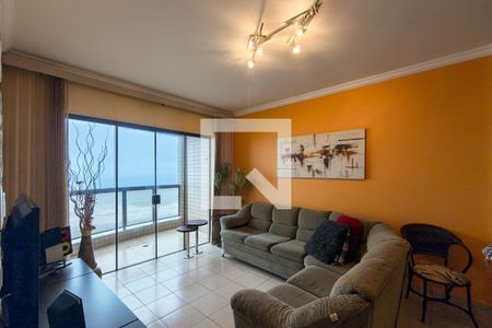 Sala de apartamento para alugar com 2 quartos, 112m² em Vila Caiçara, Praia Grande
