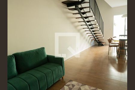 Sala de casa de condomínio para alugar com 2 quartos, 84m² em Balneário Tropical, Paulínia