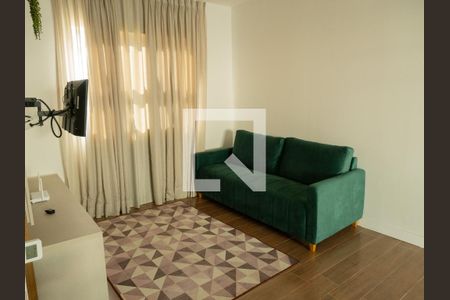 Sala de casa de condomínio para alugar com 2 quartos, 84m² em Balneário Tropical, Paulínia