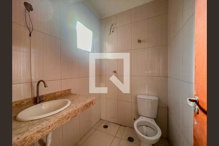 Banheiro da Suíte de casa de condomínio para alugar com 3 quartos, 96m² em Jardim Ubirajara, São Paulo